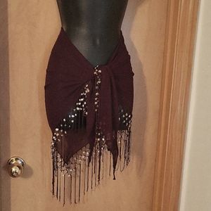 Kaila Brown Beach Sarong OS